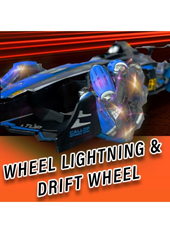 Cross-border Gesture Induction Remote Control Stunt Car Foreign Trade Four-wheel Drive Drift Double-sided Car Light Music Spray Boy Toy - Image 3